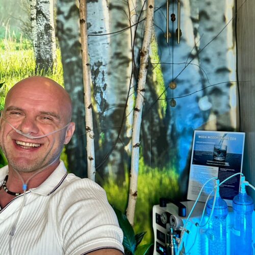 Wodoroterapia w Gymnastyce w Michałowicach – Artur podczas sesji